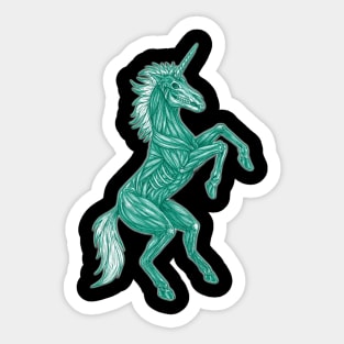 Ghost Unicorn my Spirit Animal Sticker